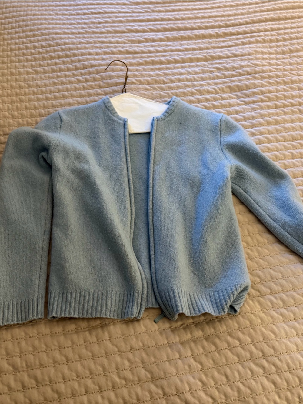Old Navy Light Blue Women's Open-Front Knit Cardigan